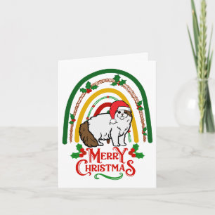 Scottish Fold Merry Christmas Karte