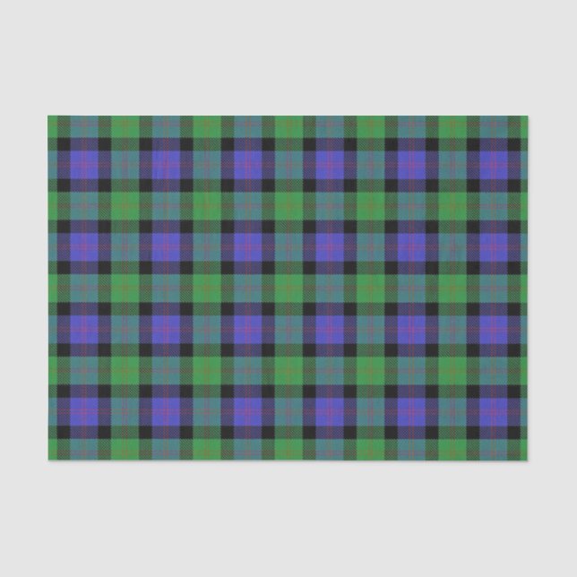 Scottish Gifts Clan Blair Tartan Seidenpapier (Vorderseite)