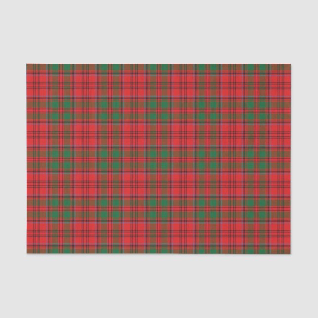 Scottish Gifts Clan Grant Tartan Seidenpapier (Vorderseite)