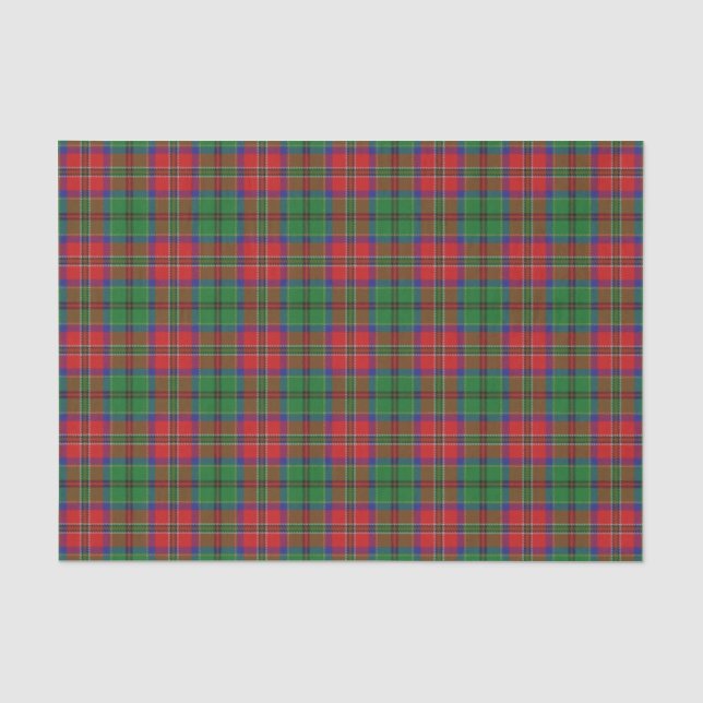 Scottish Gifts Clan MacCulloch Tartan Seidenpapier (Vorderseite)