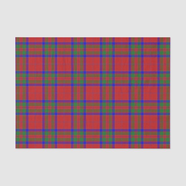Scottish Gifts Clan MacGillivray Tartan Seidenpapier (Vorderseite)