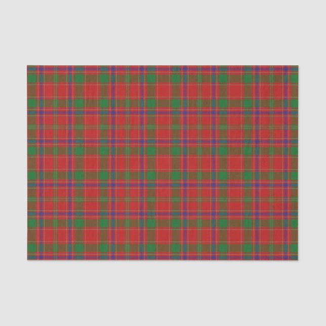Scottish Gifts Clan Munro Tartan Seidenpapier (Vorderseite)