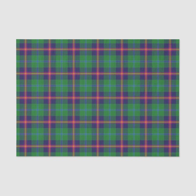 Scottish Gifts Clan Young Tartan Seidenpapier (Vorderseite)
