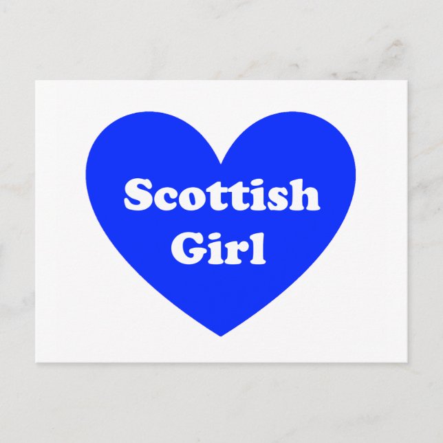 Scottish Girl Postkarte (Vorderseite)