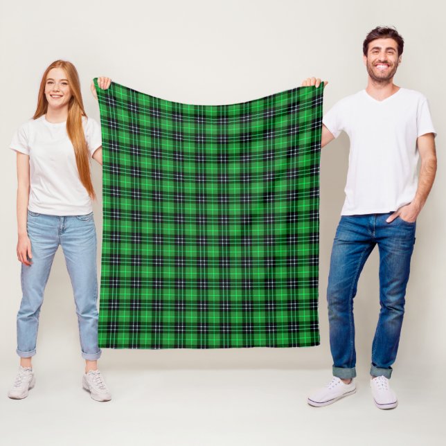 Scottish Green Tartan Kariert Fleecedecke (Beispiel)
