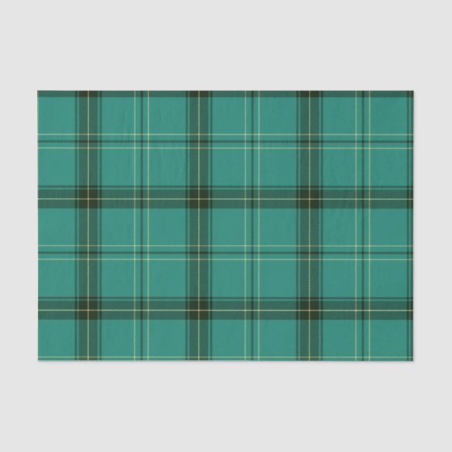 Scottish Green Tartan Seidenpapier (Vorderseite)
