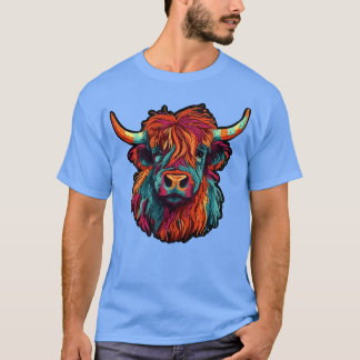 Scottish Hairy Highland Cow T-Shirt