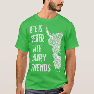 Scottish Highland Cattle Bauer Beef Kuh Züchter T-Shirt