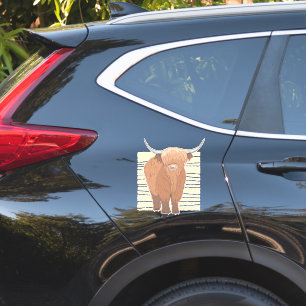 Scottish Highland Cow Aufkleber