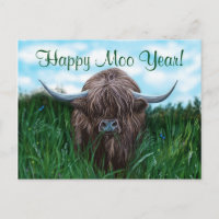 Scottish Highland Cow Painting