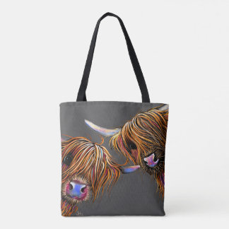 Scottish Highland Cow "S&N" von Shirley MacArthur  Tasche