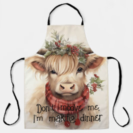 Scottish Highland Cow Schürze - Fun and Functional
