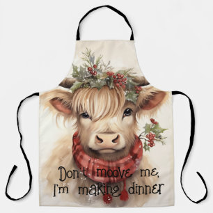Scottish Highland Cow Schürze - Fun and Functional