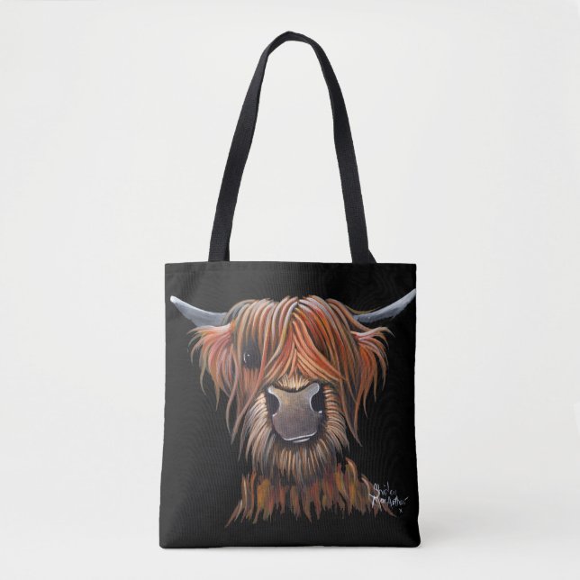 Scottish Highland Cow'BRUCE Bag Tasche (Vorderseite)