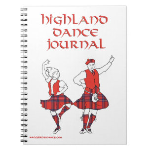 Scottish Highland Dance Journal Notizblock