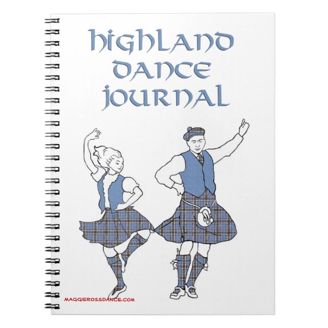 Scottish Highland Dance Journal Notizblock (Vorderseite)