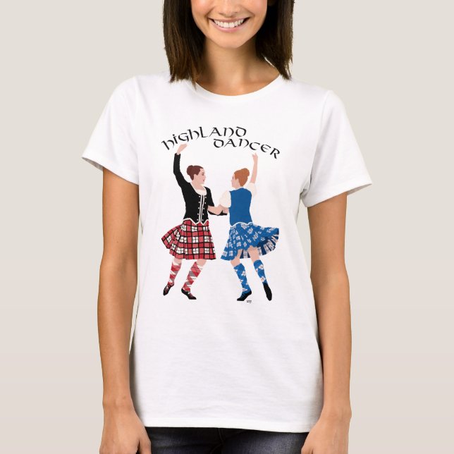 Scottish Highland Dance Reel T-Shirt (Vorderseite)