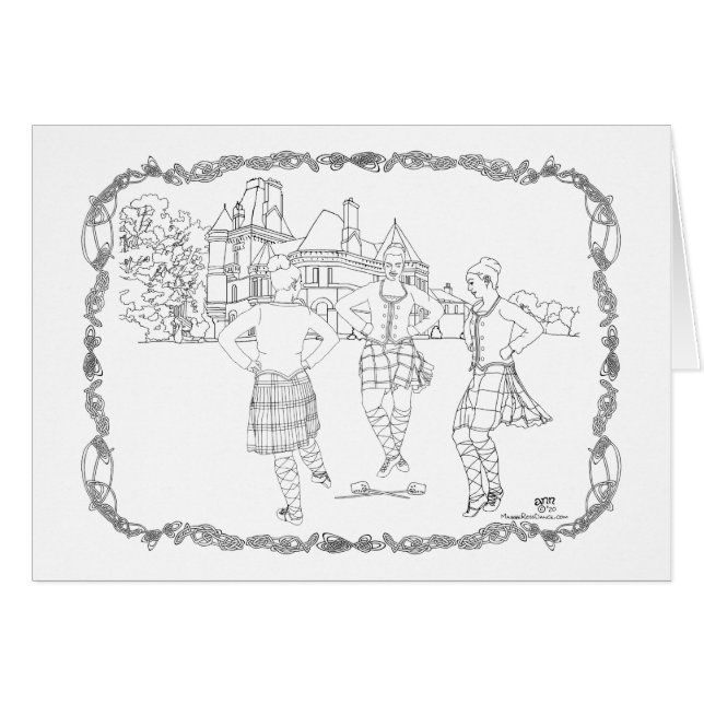 Scottish Highland Dancer (Vorderseite (Horizontal))