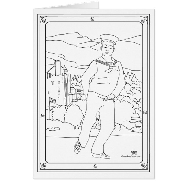 Scottish Highland Dancer (Vorne)