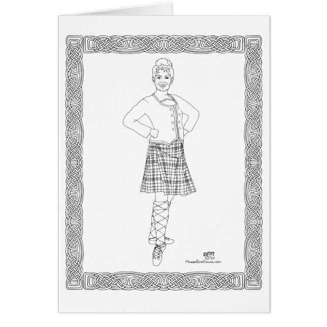 Scottish Highland Dancer (Vorne)