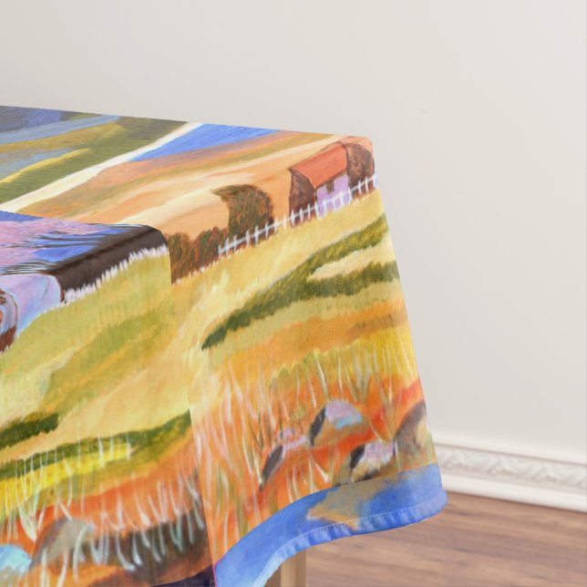 Scottish Highlands tablecloth Tischdecke (Beispiel)