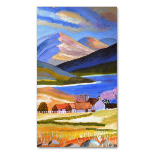 Scottish Highlands Visitenkartenmagnet