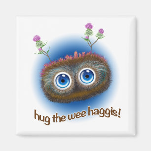 Scottish 'Hoots Toots Haggis' Magnet