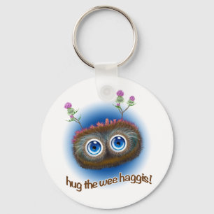 Scottish 'Hoots Toots Haggis' Schlüsselanhänger