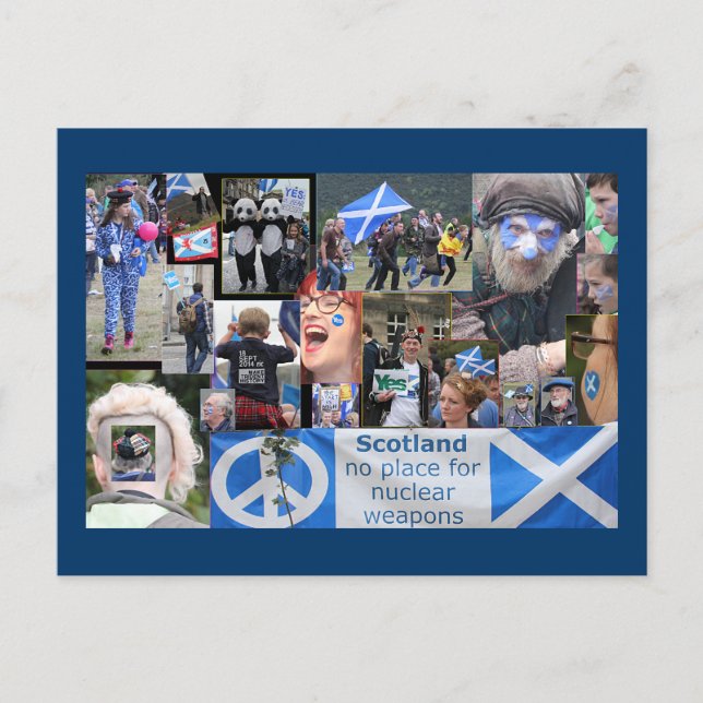 Scottish Independence März Postcard Postkarte (Vorderseite)