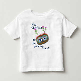 Scottish johlt Toots Haggis. Kleiner Häuptling Kleinkind T-shirt