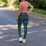 Scottish Kariert Clan Campbell Green Blue Tartan Leggings<br><div class="desc">Mit diesen kühlen,  dunkleren und hochwertigen Leggings mit dem karierten Muster des Campbell Scottish Tartan können Sie Ihren Wintergarderobe noch weiter ausbauen. Ideal für den Urlaub und perfekt für alle Winteraktivitäten,  Training oder Training. Phantastisches schottisches Clan-Design.</div>