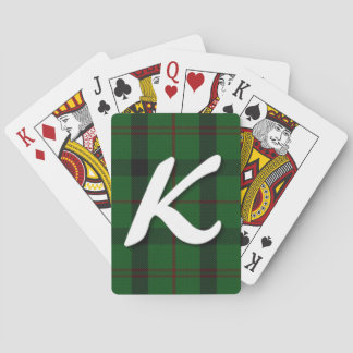 Scottish Kincaid Clantartan-karierte Spielkarten