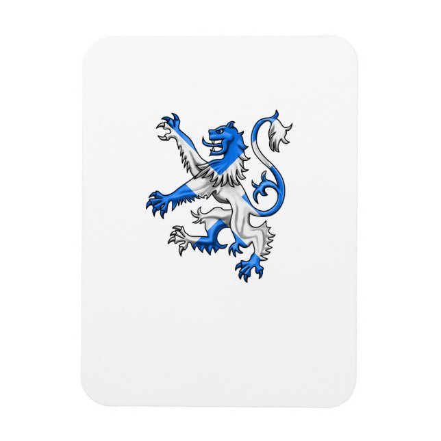Scottish Lion In St. Andrews Farben Magnet (Vertikal)
