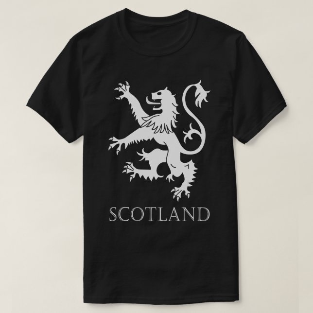 Scottish Lion Rampant Scotland Coat Arms Gift Rug T-Shirt (Design vorne)