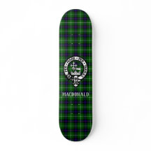 Scottish MacDonald Tartan & Wappen Abzeichen