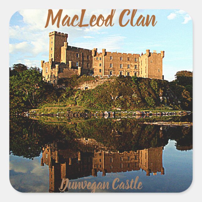 Scottish MacLeod Clan's Dunvegan Castle Sticker (Vorderseite)