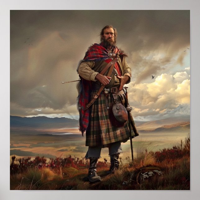 Scottish Man Poster (Vorne)