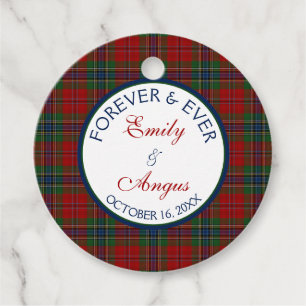 Scottish McLean MacLean Tartan Wedding Rettete ein Geschenkanhänger