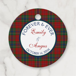 Scottish McLean MacLean Tartan Wedding Rettete ein Geschenkanhänger