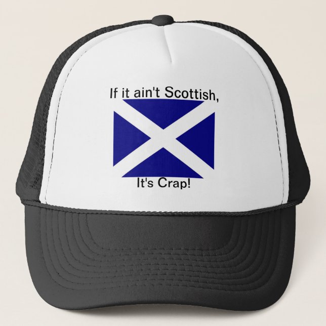 Scottish oder Mist ballcap Truckerkappe (Vorderseite)