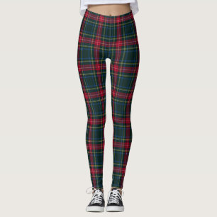 Scottish Pattern Leggings Tartan Kariert