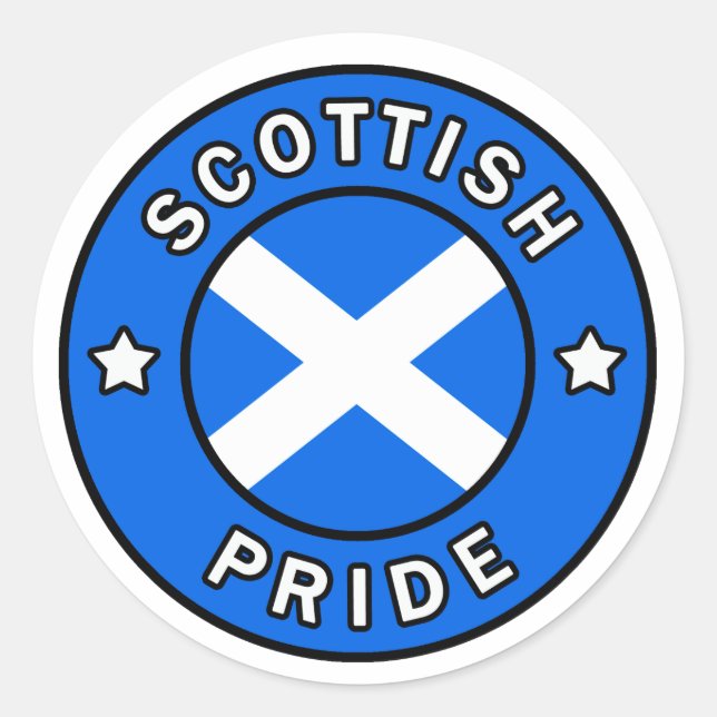Scottish Pride Aufkleber (Vorderseite)
