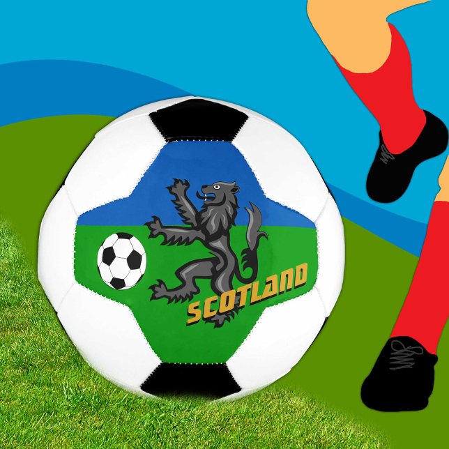 Scottish Rampant Scores, Scotland Soccer Ball (Von Creator hochgeladen)