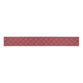 Scottish Red Tartan Kariert Celtic Pattern Ripsband