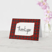 Scottish Red Tartan Kariert