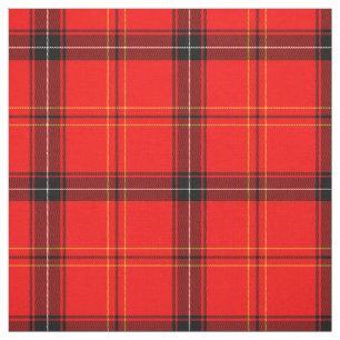 Scottish Red Tartan Stoff