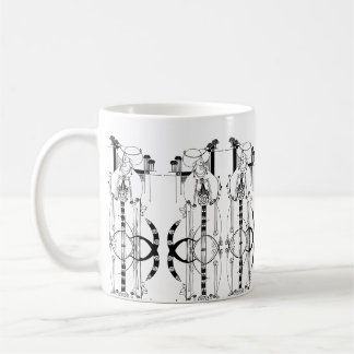 Scottish Rennie Mackintosh inspirierte Tasse