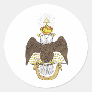 Scottish Rite Runder Aufkleber