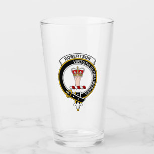 Scottish Robertson Modern Clan Wappen Scottish Bee Glas