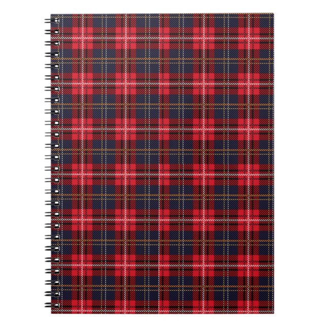Scottish Royal Modern Tartan Notizblock (Vorderseite)